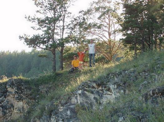На горе