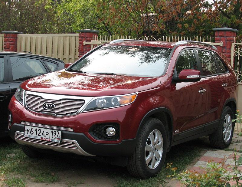 Kia Sorento 2010 Spicy Red + решётки
